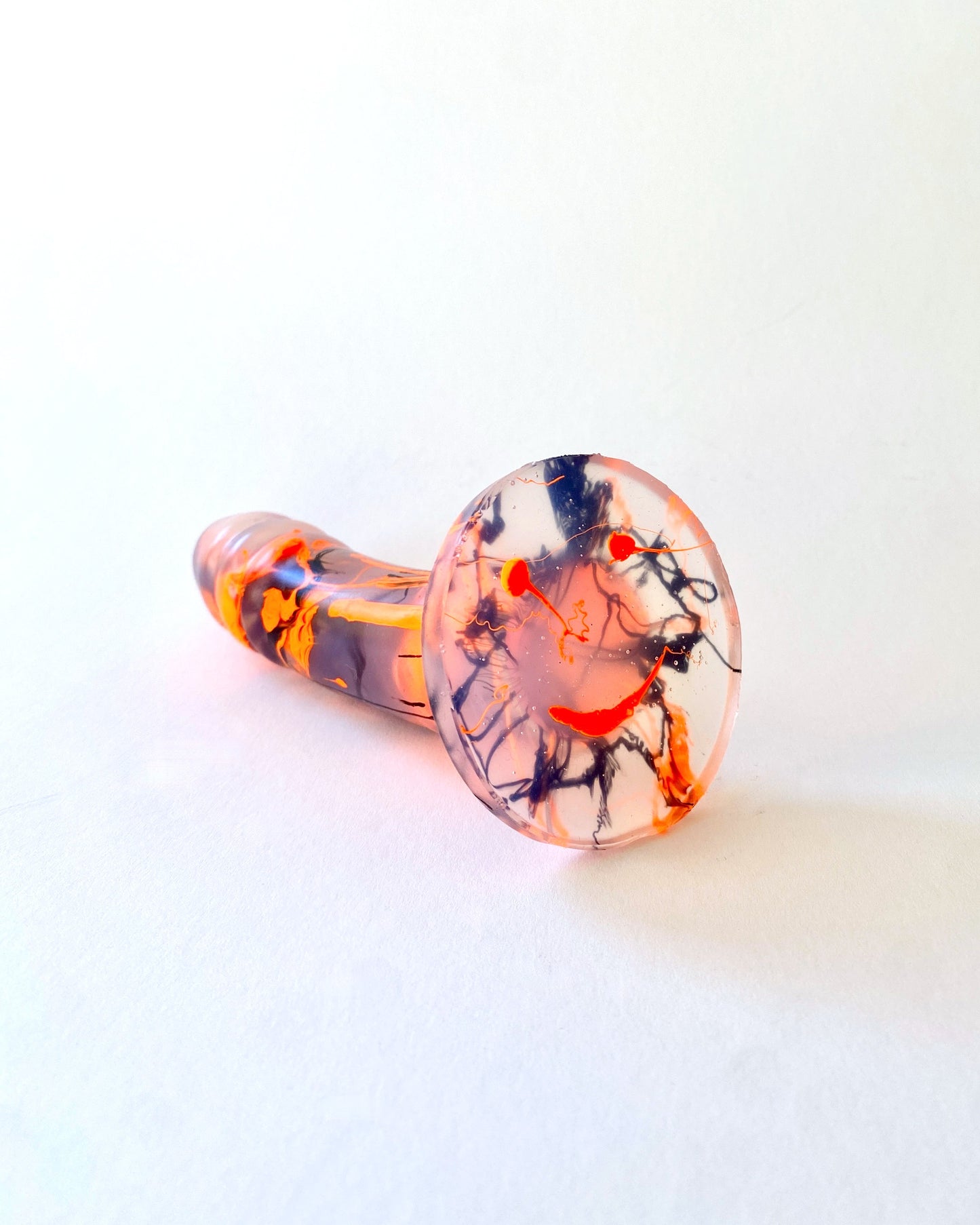 MARBLE CHAOS ORANGE & BLACK image 5