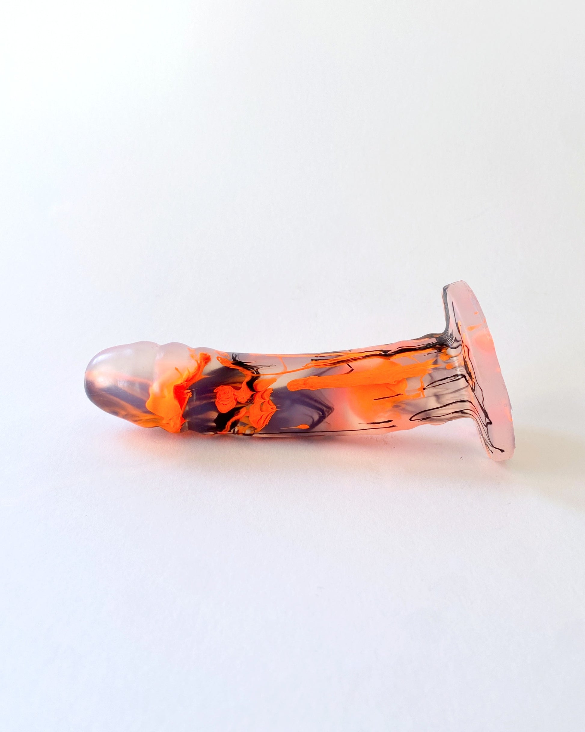 MARBLE CHAOS ORANGE & BLACK image 3