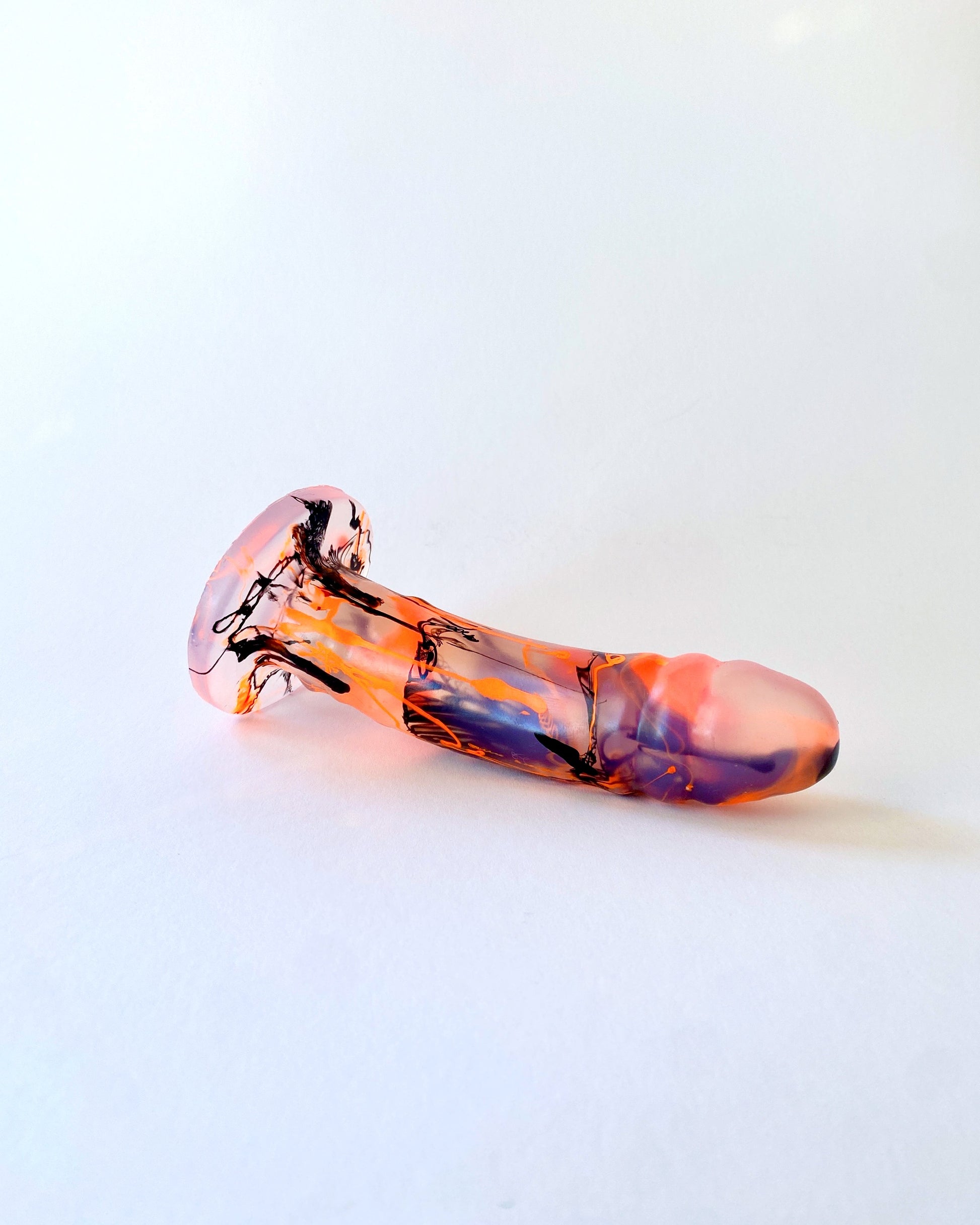 MARBLE CHAOS ORANGE & BLACK image 4