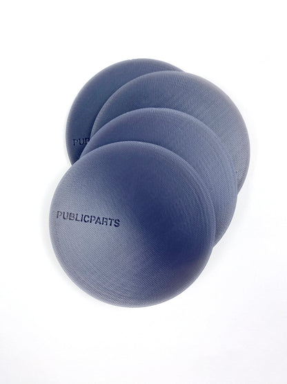 Black-to-White Coaster Set — Set of 4