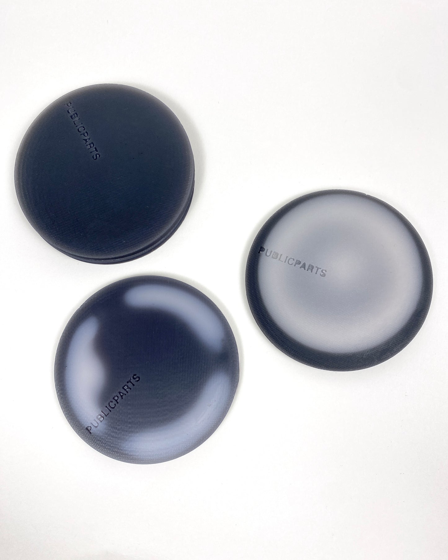 Black-to-White Coaster Set — Set of 4