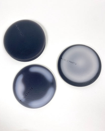 Black-to-White Coaster Set — Set of 4