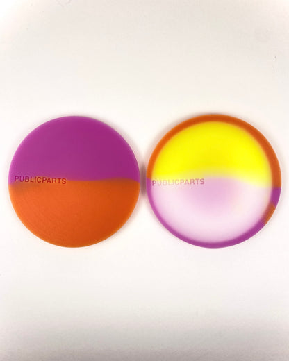 Heat Clash: Orange–Pink Edition — Set of 4