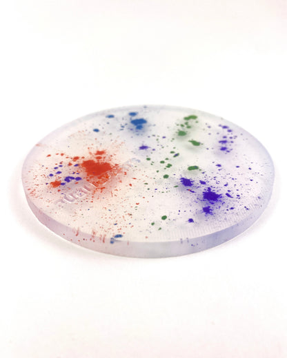 Spectra - Powder Dust · Silicone Coaster Set (Heat-Reactive)