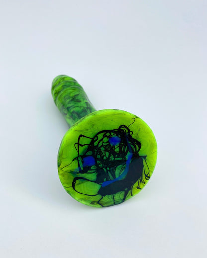 LIME NEON SWIRL image 2